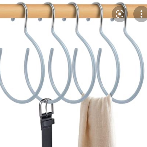 60 metallic rings curtains and shorts, pants, jeans, scarfs, belts organization - Picture 5 of 9